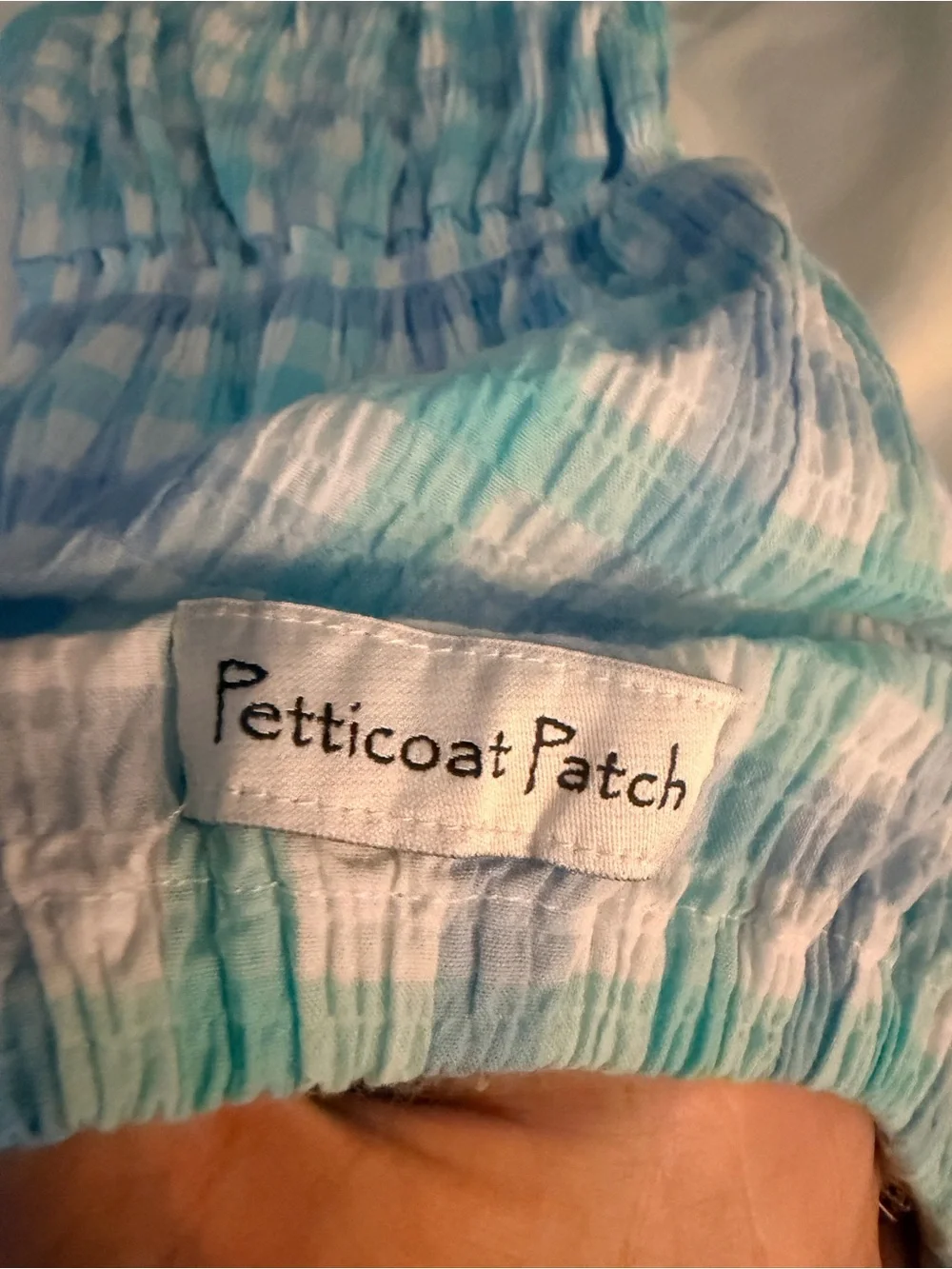 Petticoat Patch Plaid Girl Romper